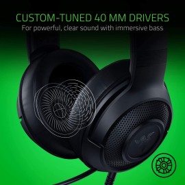 Razer Kraken X Lite - Headset - 7.1 channel - full size - wired - 3.5 mm jack