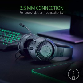 Razer Kraken X Lite - Headset - 7.1 channel - full size - wired - 3.5 mm jack