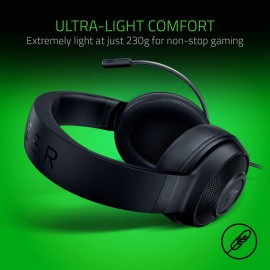 Razer Kraken X Lite - Headset - 7.1 channel - full size - wired - 3.5 mm jack