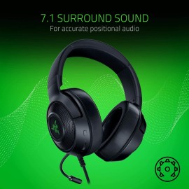 Razer Kraken X USB - Headset - full size - wired - USB