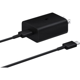 SAMSUNG 15W Wall Charger Type C (USB-C Cable Included), Black