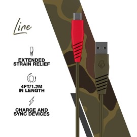 Skullcandy Line Round USB-A to USB-C Cable, Standard Issue