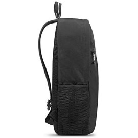 Solo New York Varsity Line Backpack for Women and Men. Fits 15.6-inch Laptop and Notebook, Black