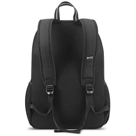 Solo New York Varsity Line Backpack for Women and Men. Fits 15.6-inch Laptop and Notebook, Black