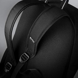 Solo New York Varsity Line Backpack for Women and Men. Fits 15.6-inch Laptop and Notebook, Black