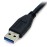 StarTech 1.5ft Blk USBSuperSpeed USB 3.0 Cable A to Micro B - M/M