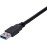 StarTech 1m Black SuperSpeed USB 3.0 Extension Cable A to A - Male to Female USB 3 Extension Cable Cord 1 m