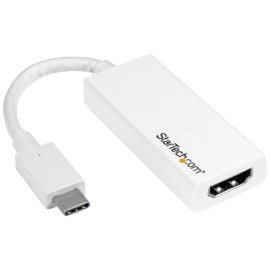 StarTech USB-C to HDMI Adapter - White - 4K 60Hz - High Speed - adapter - USB-C male to HDMI female