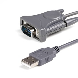 StarTech USB to Serial Adapter - 3 ft / 1m - with DB9 to DB25 Pin Adapter - Prolific PL-2303 - USB to RS232 Adapter Cable