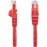 Startech 6in CAT6 Ethernet Cable - Red CAT 6 Gigabit Ethernet Wire -650MHz 100W PoE RJ45 UTP Network/Patch Cord Snagless w/Strain Relief Fluke Tested/Wiring is UL Certified/TIA