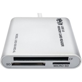 Tripp Lite U352-000-MD-AL USB 3.0 Memory Card Reader/Writer Aluminum Case