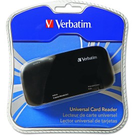 Verbatim Universal Card Reader, USB 2.0 - Black