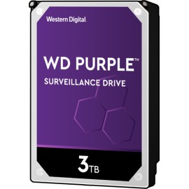 WD 3TB Purple 5400 rpm SATA III 3.5" Internal Surveillance Hard Drive (OEM)