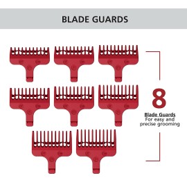 Wahl Edge Pro Bump Free Corded Beard Trimmer, Hair Clipper, Haircut Clipper, & Grooming Detailer Kit for Men – For Edging Beards, Mustaches, Hair, Stubble, Ear, Nose, & Body