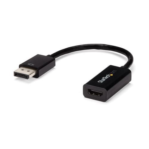 StarTech DisplayPort 1.2 to HDMI Adapter - 4K 30Hz - Active Audio Video Converter for DP laptop computers and HDMI Monitor Displays