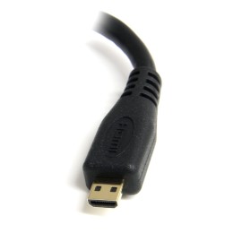 StarTech 5in High Speed HDMI Adapter Cable HDMI to HDMI Micro F/M - 5 inch Micro HDMI Adapter HDMI Female to Micro HDMI Male