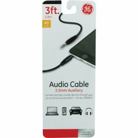 GE 3.5mm Auxiliary Audio Cable