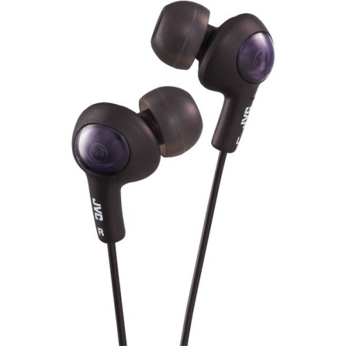 JVC  Gumy Plus In-Ear Headphones with Remote & Mic, Olive Black