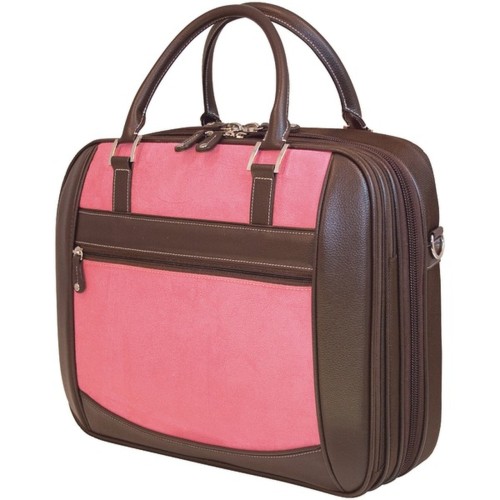 Mobile Edge 16" Pc/17" Macbook(R) Scanfast(Tm) Element Briefcase (Pink Suede)