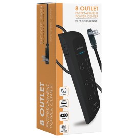Digital Energy 8-Outlet USB-A Surge Protector