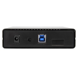 StarTech 3.5in Black Aluminum USB 3.0 External SATA III SSD / HDD Enclosure with UASP for SATA 6Gbps - 3.5" SATA Hard Drive Enclosure