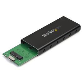 StarTech M.2 SSD Enclosure for M.2 SATA SSDs - USB 3.1 (10Gbps) with USB-C Cable