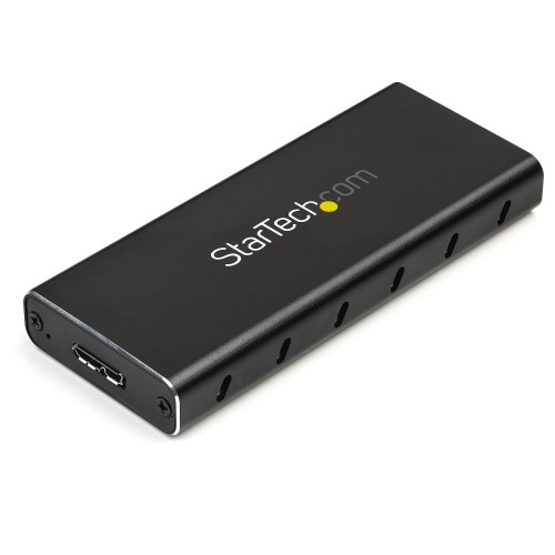 StarTech M.2 SSD Enclosure for M.2 SATA SSDs - USB 3.1 (10Gbps) with USB-C Cable