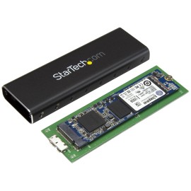 StarTechM.2 SSD Enclosure for M.2 SATA SSDs - USB 3.0 (5Gbps) with UASP