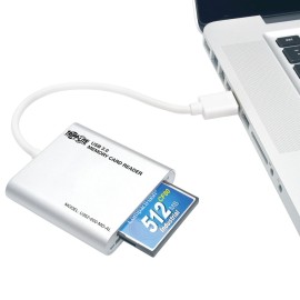 Tripp Lite U352-000-MD-AL USB 3.0 Memory Card Reader/Writer Aluminum Case