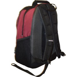 wissGear Skywalk 16" Padded Laptop Backpack/School Travel Bag, Crimson