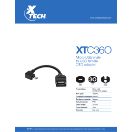 Xtech XTC360 Data adapter USB