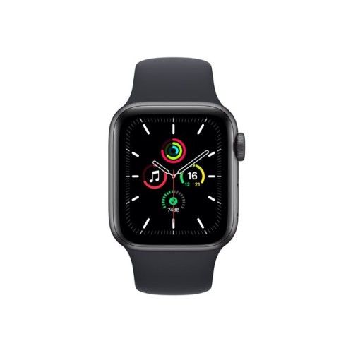 Apple Watch SE (GPS) 40 mm ALUMINUM CASE WITH MIDNIGHT SPORT BAND