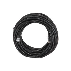 25ft CAT6 Ethernet Cable - Black CAT 6 Gigabit Ethernet Wire -650MHz 100W PoE RJ45 UTP Network/Patch Cord Snagless w/Strain Relief Fluke Tested/Wiring is UL Certified/TIA