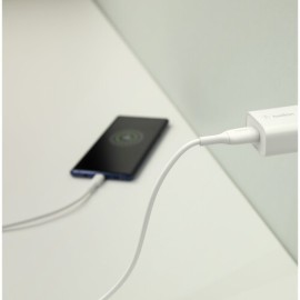 Belkin BOOST CHARGE - Wall charger - 18 Watt - QC 3.0 (USB) - white