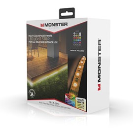 Monster Multi-Color And Multi-White Indoor/Outdoor Led Light Strip, 16.4 Ft.