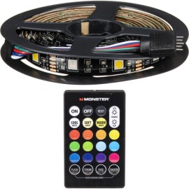 Monster Multi-Color And Multi-White Led Light Strip, 6.5 Ft.