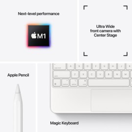 Apple 11" iPad Pro M1 Chip (Mid 2021, 128GB, Wi-Fi + 5G LTE, Space Gray)