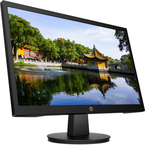 HP V22v - LED monitor - 22" (21.45" viewable) - 1920 x 1080 Full HD (1080p) @ 60 Hz - VA - 250 cd/m² - 3000:1 - 7 ms - HDMI, VGA - black