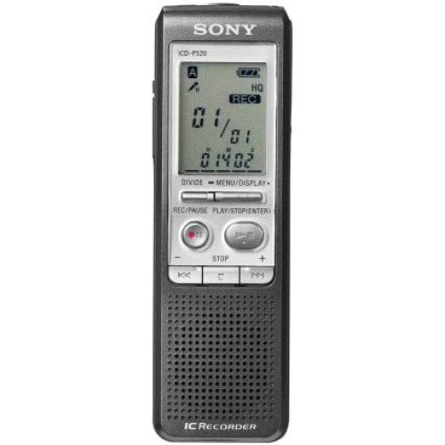 Sony ICD-P520 Digital Voice Recorder with 256 MB Built-in Flash Memory and USB