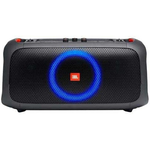 JBL PartyBox On-The-Go Portable Bluetooth Speaker with Wireless Microphone and Light Effects
