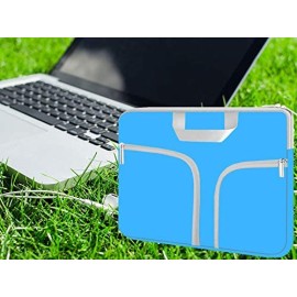 HESTECH Laptop case 14 inch,Chromebook Sleeve Cover,Neoprene Protective Carrying Bag for 14-15.6" Blue