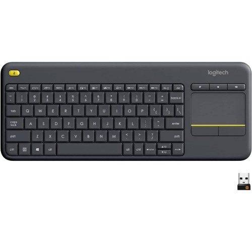 Logitech Wireless Touch Keyboard K400 Plus Keyboard with touchpad black