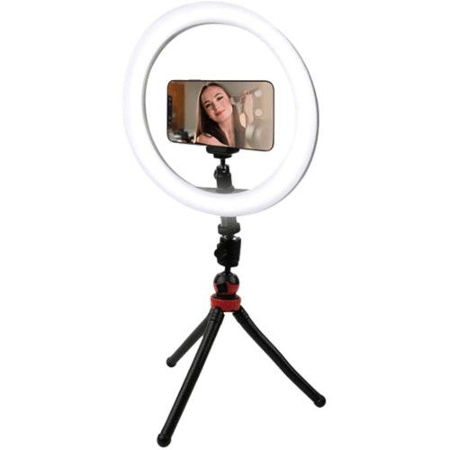 Cygnett V-Glamour 10-Inch Ring Light With Desktop Tripod And Bluetooth® Remote