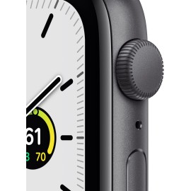 Apple Watch SE (GPS) 44mm Space Gray Aluminum Case with Sport Band - Space Gray