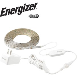 Energizer Smart Wi-Fi LED Light Strip, 16.4ft, Multi-Color and Single White, with App, Compatible with Alexa, Google Assistant and Siri, Customizable, Kitchen, Bedroom, Office, Monitor Backlighting