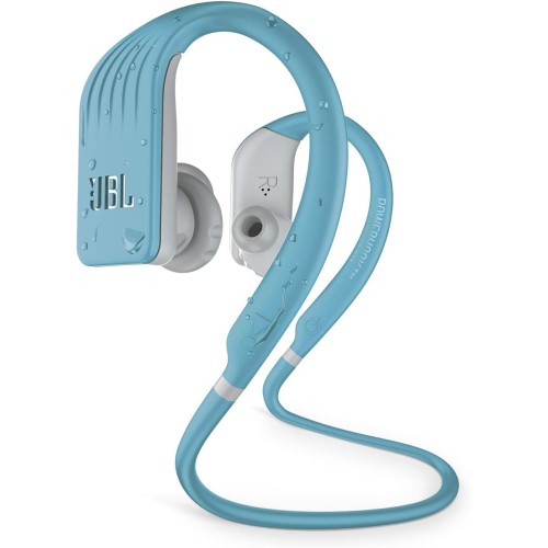 JBL ENDURANCE JUMP- Wireless heaphones, bluetooth sport earphones with microphone, Waterproof, up to 8 hours battery, charging case and quick charge (Teal)