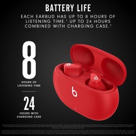 Beats Studio Buds – True Wireless Noise Cancelling Earbuds – Compatible with Apple & Android, Built-in Microphone Red