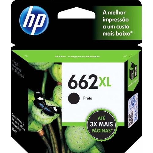 HP 662XL - High Yield - black - original - Ink Advantage - ink cartridge - for Deskjet 1516, Ink Advantage 15XX, Ink Advantage 26XX, Ink Advantage 46XX