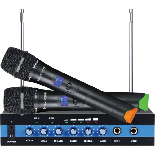 Blackmore Pro Audio Bmp-60 Dual-Channel Vhf Wireless Microphone System
