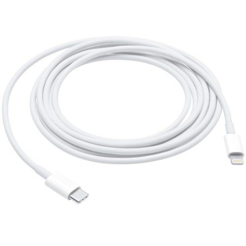 Apple - 6.6\' USB Type C-to-Lightning Charging Cable - White
